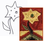 Note Card Barbara's Star Flower