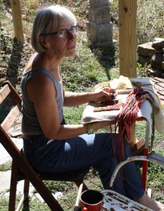 Beginning the study, working outside