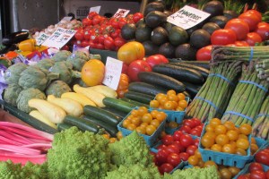 Pikes Market produce