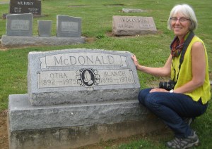 McDonald Sisters grave, Susan L Feller